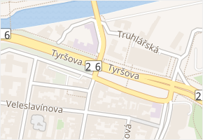 Truhlářská v obci Plzeň - mapa ulice