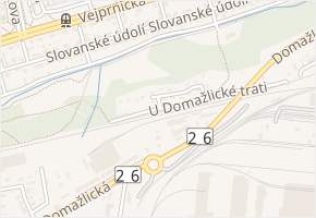 U Domažlické trati v obci Plzeň - mapa ulice