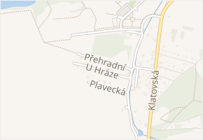 U Hráze v obci Plzeň - mapa ulice