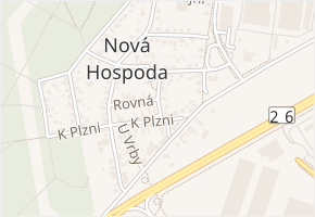 U Malého rybníčka v obci Plzeň - mapa ulice