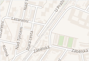 U Pražské dráhy v obci Plzeň - mapa ulice