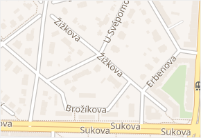 U Svépomoci v obci Plzeň - mapa ulice