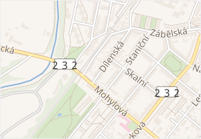 U Zastávky v obci Plzeň - mapa ulice