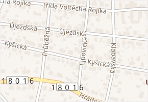 Újezdská v obci Plzeň - mapa ulice