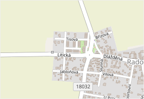 V Domkách v obci Plzeň - mapa ulice