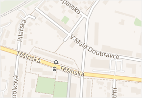 V Malé Doubravce v obci Plzeň - mapa ulice