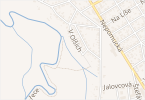 V Olších v obci Plzeň - mapa ulice