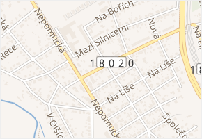 V Polích v obci Plzeň - mapa ulice