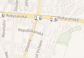 Václavská v obci Plzeň - mapa ulice