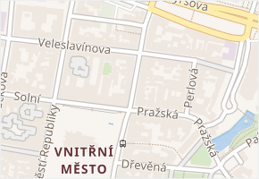 Veleslavínova v obci Plzeň - mapa ulice