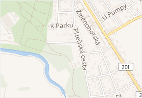 Za Homolkou v obci Plzeň - mapa ulice