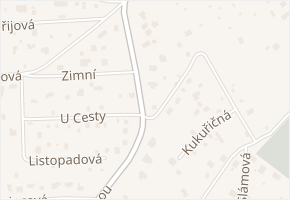 Za Rybárnou v obci Plzeň - mapa ulice