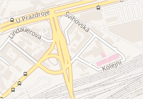 Žatecká v obci Plzeň - mapa ulice