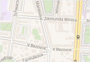 Zikmunda Wintra v obci Plzeň - mapa ulice