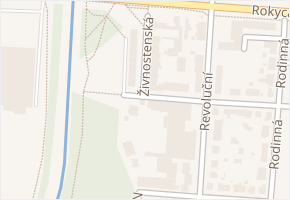 Živnostenská v obci Plzeň - mapa ulice