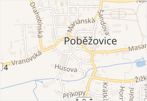 Spojenecké náměstí v obci Poběžovice - mapa ulice