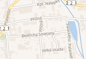 Bedřicha Smetany v obci Podbořany - mapa ulice