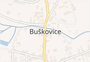 Buškovice v obci Podbořany - mapa části obce