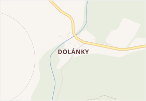 Dolánky v obci Podbořany - mapa části obce