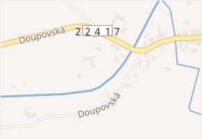 Doupovská v obci Podbořany - mapa ulice