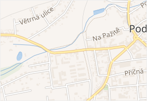 Hlubanská v obci Podbořany - mapa ulice