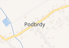 Podbrdy v obci Podbrdy - mapa části obce