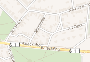 Bukovského v obci Poděbrady - mapa ulice