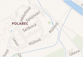 Jasmínová v obci Poděbrady - mapa ulice