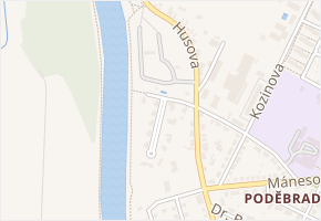 L. Dostalové v obci Poděbrady - mapa ulice