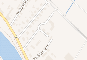 Na Příkopě v obci Poděbrady - mapa ulice
