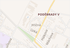 Příčná v obci Poděbrady - mapa ulice