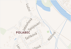 Spojovací v obci Poděbrady - mapa ulice