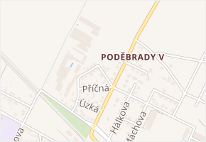 Tichá v obci Poděbrady - mapa ulice