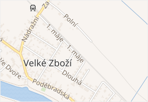 Větrná v obci Poděbrady - mapa ulice