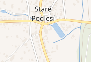 Staré Podlesí v obci Podlesí - mapa ulice