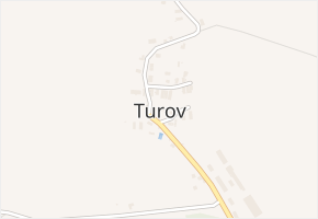 Turov v obci Podlesí - mapa části obce