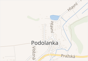 Na Štěpařce v obci Podolanka - mapa ulice