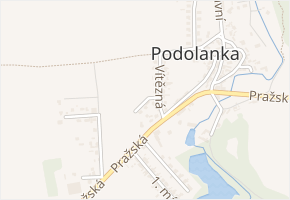 Nová v obci Podolanka - mapa ulice