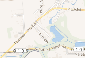 U Rybníka v obci Podolanka - mapa ulice