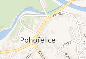 Brněnská v obci Pohořelice - mapa ulice