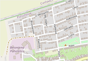 Fáborského v obci Pohořelice - mapa ulice