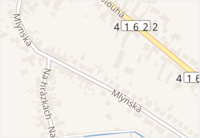 Mlýnská v obci Pohořelice - mapa ulice