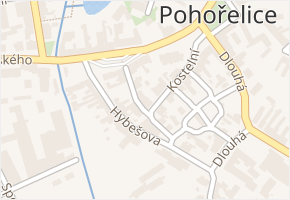 Školní v obci Pohořelice - mapa ulice