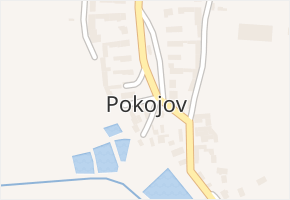 Pokojov v obci Pokojov - mapa části obce