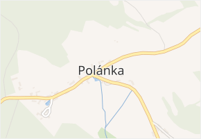 Polánka v obci Polánka - mapa části obce