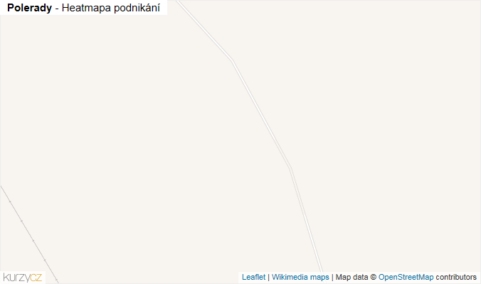 Mapa Polerady - Firmy v obci.