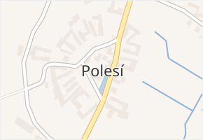 Polesí v obci Polesí - mapa části obce