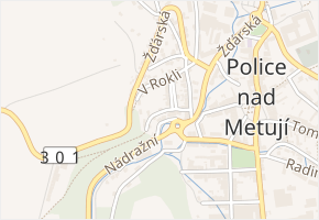 Ke Strážnici v obci Police nad Metují - mapa ulice
