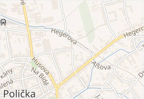 A. Lidmilové v obci Polička - mapa ulice