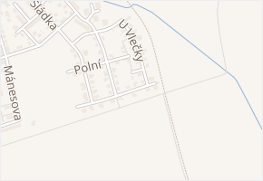 Baldecká v obci Polička - mapa ulice